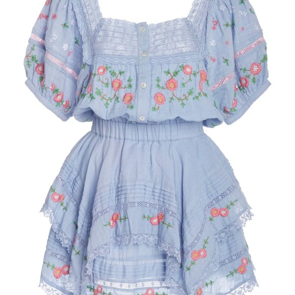 LoveShackFancy Dresses & Skirts - Loveshackfancy Bentley ruffle mini Dress